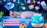 Picture of Starry Night Light Projector for Kids , 144 Lighting Modes, 15 Soothing White Noises, Remote Control & USB Rechargeable Sensory Lights for Baby’s Room