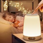 Picture of Baby Night Light with 48 Colors & 14 White Noises, Dimmable Toddler Night Light, 3000mAh Rechargeable Touch Bedside Lamp with App Control for Kids’ Bedroom