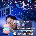 Picture of Kids Night Light Projector - 15 Films, 10 White Noises, Remote-Control Star & Unicorn Light for Baby Girls, Perfect Baby Christmas Gift for Girls Aged 4-7