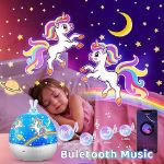 Picture of Starry Dreams Night Light Projector, Bluetooth Speaker, 15 Themes, Rechargeable Baby Night Light with Remote for Kids, Sensory Lights for Autism & Soothing Sleep Aid