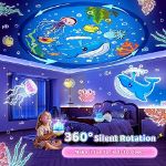 Picture of Starry Dreams Night Light Projector, Bluetooth Speaker, 15 Themes, Rechargeable Baby Night Light with Remote for Kids, Sensory Lights for Autism & Soothing Sleep Aid