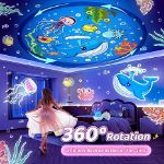 Picture of Galaxy Projector with 128 Light Modes & HiFi Bluetooth Speaker, Ocean Wave Night Light with 15 White Noises, Remote-Controlled Star Projector for Bedrooms & Parties