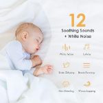 Picture of Portable Kids Night Light with 12 White Noises & 35 RGB Modes, Dimmable USB Rechargeable Baby Night Lamp with Timer & Handle for Newborns, Kids, and Adults