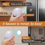 Picture of Rechargeable Motion Sensor Lights Indoor (3 Pack), Stick-On LED Night Lights with 3 Modes, Perfect for Stairs, Closets, and Hallways