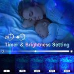 Picture of 4-in-1 Galaxy Star Projector with LED Ceiling Night Light – Space & Ocean Wave Projection Lamp with Bluetooth Music & Remote Control