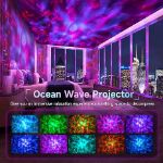 Picture of 4-in-1 Galaxy Star Projector with LED Ceiling Night Light – Space & Ocean Wave Projection Lamp with Bluetooth Music & Remote Control