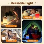 Picture of Rechargeable Baby Night Light , Touch & Remote Control, 8 Brightness Levels, 10 Colors, Timer, Portable LED Night Lamp for Kids, Newborn, and Bedroom