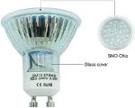 Picture of GU10 LED Blue Light Bulbs, 5W Spotlight & Recessed Ceiling Lights, 2-Pack for Decorative and Festive Lighting