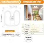 Picture of 16W GR10Q Compact Fluorescent Bulb, Warm White 3500K, 4-Pin Energy-Saving Light for Recessed Ceiling Fixtures