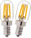 Picture of E14 3W LED Fridge Bulb, 6000K Cool White, 30W Halogen Replacement, SES Small Edison Screw 2-Pack