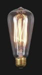 Picture of E27 Vintage Edison Light Bulb ST48, Dimmable 40W Filament Bulb, Retro Amber Glass, Warm White 2700K, 2-Pack