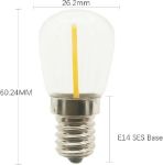 Picture of E14 LED Fridge Light Bulb, 1W E14 SES Fridge LED Light Bulbs Salt Lamp Bulbs Equivalent to 6W Halogen Lamp