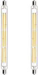 Picture of S15 LED Strip Light 8W, Cold White 6000K, 284mm Double Ended Tube Bulb for Under Cabinet & Bathroom Lighting, 2-Pack