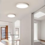 Picture of Flush Mount Ceiling Lamp, Modern Round LED Ceiling Light, 24W 30cm, Warm, Natural, and Daylight Options, for Hallway, Corridor, Kitchen, Bedroom, Utility Room