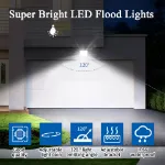 Picture of 50W LED Floodlight, Ultra Bright Outdoor Security Spotlight for Garden, Driveway & Yard