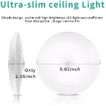 Picture of LED Round Ceiling Panel Light, Ultra Slim Downlight for Bathroom, Kitchen, Living Room & Balcony