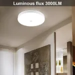 Picture of LED Round Ceiling Panel Light, Ultra Slim Downlight for Bathroom, Kitchen, Living Room & Balcony