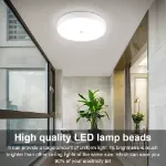 Picture of LED Round Ceiling Panel Light, Ultra Slim Downlight for Bathroom, Kitchen, Living Room & Balcony