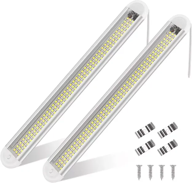 Picture of 12V 120 LED Ultra-Bright Interior Light Bar, Versatile Strip for Cars, Vans, Boats, RVs & Home Spaces