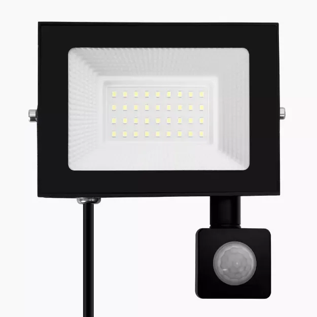 Picture of 50W LED Security Floodlight with PIR Motion Sensor, IP66 Waterproof Outdoor Spot Light for Garden & Driveway