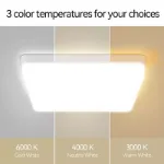 Picture of Modern LED Ceiling Panel Light, Ultra Slim Downlight for Bathroom, Kitchen & Living Room