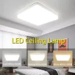 Picture of Modern LED Ceiling Panel Light, Ultra Slim Downlight for Bathroom, Kitchen & Living Room