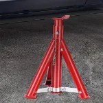 Picture of 2-Pack 3-Ton Heavy Duty Steel Axle Jack Stands – Extended Height for Cars and Caravans