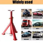 Picture of 2-Pack 3-Ton Heavy Duty Steel Axle Jack Stands – Extended Height for Cars and Caravans