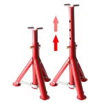 Picture of 2-Pack 3-Ton Heavy Duty Steel Axle Jack Stands – Extended Height for Cars and Caravans