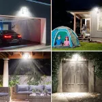 Picture of 50W LED Floodlight with PIR Motion Sensor, Outdoor Security Light for Garden & Driveway 