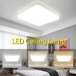 Picture of 50W Modern LED Ceiling Light, Square Panel Downlight for Kitchen, Bedroom & Hallway 