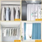 Picture of 56-100cm Adjustable Stainless Steel Wardrobe Rod – Extendable Closet Clothes Rail