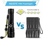 Picture of Super Bright LED Flashlight, High-Powered 990M Lumens Rechargeable Torch (IP67 Waterproof)