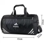 Picture of Large Sport Gym Tote Duffle Bag Mens Lady Travel Work Gear Bag Holdall Bag Black