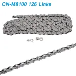 Picture of  7/8/9-Speed Bike Chain, 126 Links for MTB & Road Bikes,  Durable & Smooth Performance