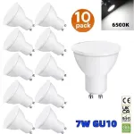 Picture of 10x LED GU10 Light Bulbs 7W Energy-Saving Spotlights | Warm, Cool & Daylight White 120° Beam Angle