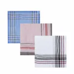 Picture of 12PCS Men’s Handkerchiefs – Classic Cotton Blend Gentlemen’s Hankies Gift Set