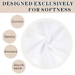 Picture of 12PCS Men’s Large White Cotton Handkerchiefs – Soft & Classic Square Hankies