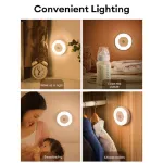 Picture of LED Touch Baby Night Light – USB Rechargeable Dimmable Nursery Lamp for Bedside Use