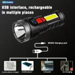 Picture of 400,000LM LED Super Bright Torch – High-Powered USB Rechargeable Flashlight for Camping & Outdoors