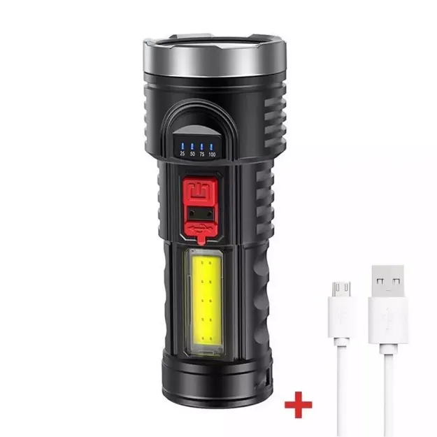 Picture of 400,000LM LED Super Bright Torch – High-Powered USB Rechargeable Flashlight for Camping & Outdoors