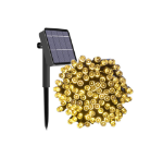 Picture of 200 LED Solar-Powered Warm White String Lights - 8 Modes with Remote Control