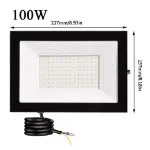 Picture of High-Powered LED Floodlight, 10W-100W Outdoor Security Spotlight, IP66 Waterproof Garden & Driveway Light