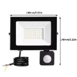 Picture of High-Powered LED Floodlight, 10W-100W Outdoor Security Spotlight, IP66 Waterproof Garden & Driveway Light