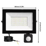 Picture of High-Powered LED Floodlight, 10W-100W Outdoor Security Spotlight, IP66 Waterproof Garden & Driveway Light