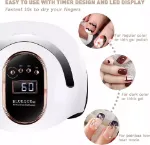 Picture of 450W High-Power UV LED Nail Lamp, Professional Acrylic & Gel Polish Dryer,  Fast Curing Nail Light