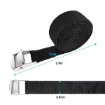 Picture of 6PCS 2.5M Heavy-Duty Ratchet Tie Down Straps Quick Release Cargo Securing Belts for Car Roof Racks & Transport