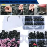 Picture of 680PCS Universal Car Body Fastener Kit,  Plastic Push Trim Clips, Rivets & Retainers for Bumper, Fender & Door Panel Repair