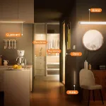 Picture of USB Rechargeable LED Motion Sensor Light Strip, Wireless PIR Cabinet & Closet Lamp for Home & Indoor Lighting