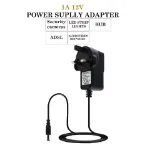 Picture of 12V 1A/2A/3A AC/DC Power Supply Adapter, Safe & Reliable Charger for LED Strips, CCTV Cameras & Electronics